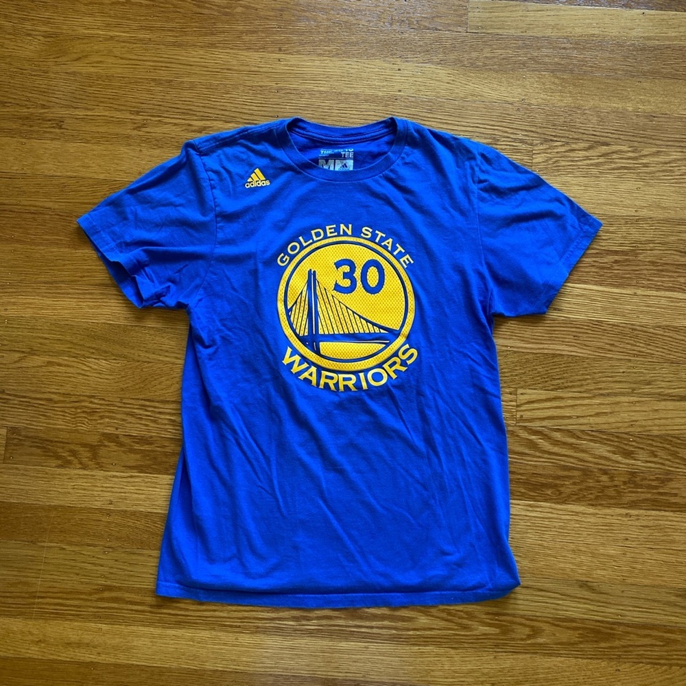Vintage Adidas Golden state warriors Stephen Curry t shirt